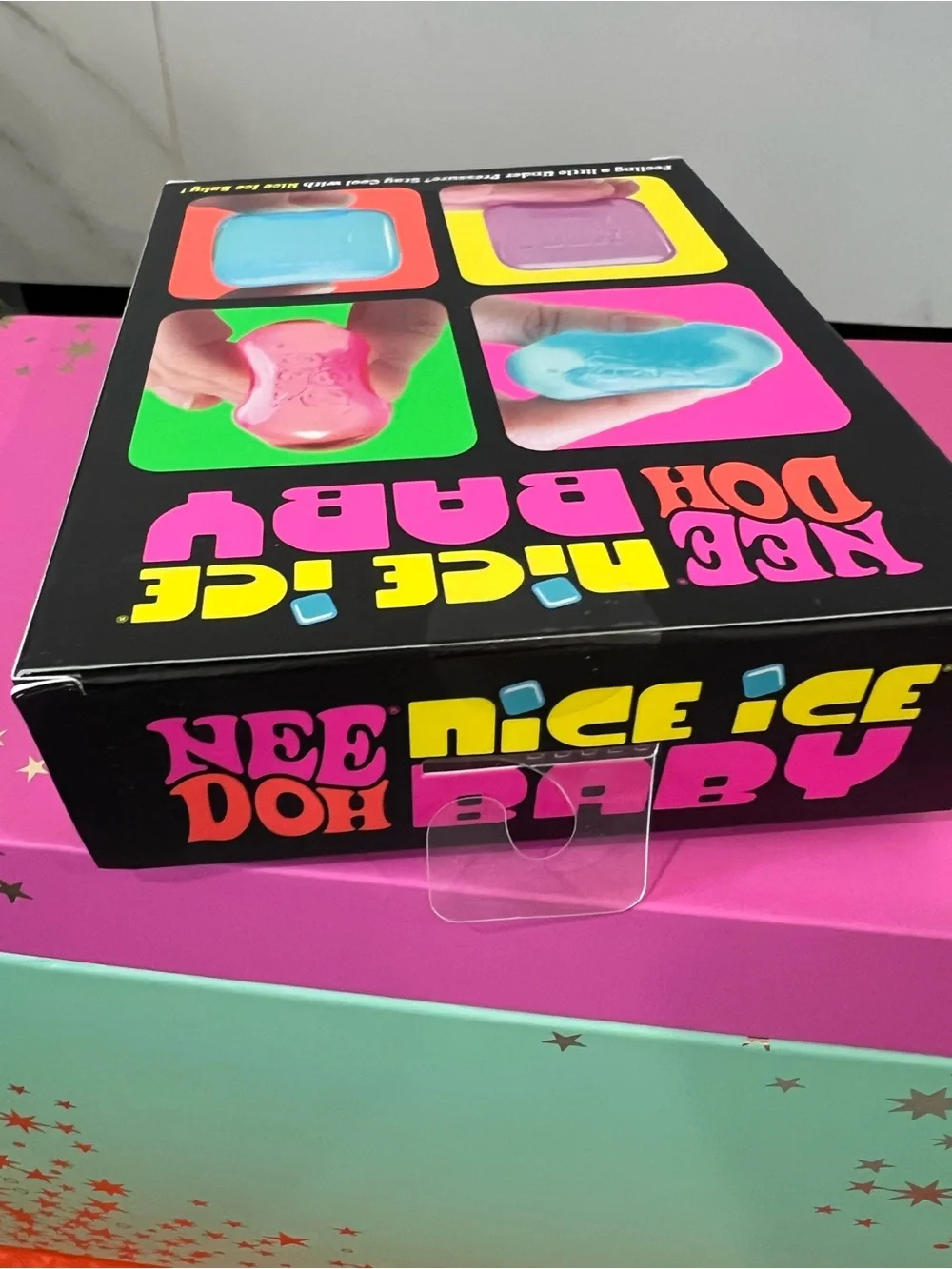 NeeDoh Nice Ice Baby 4pk NWT - Pink, Blue, Purple